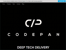 Tablet Screenshot of codepan.com